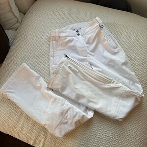 Zara White Ski Snow Pants - Size M (fits like Size S)